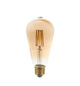 Ampoule LED E27 ST64 8W équivalent à 47W - Blanc Chaud 2500K 