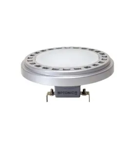 Ampoule LED G53 AR111 15W Argent équivalent à 80W - Blanc Naturel 4500K