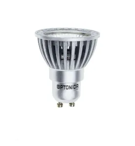 Spot LED GU10 6W Argent équivalent à 50W - Blanc Chaud 2700K