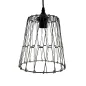 Suspension Luminaire Multiformes Noire E27 Diamètre 350mm avec Câble 1,1m réglable - Suspension d'éclairage intérieur