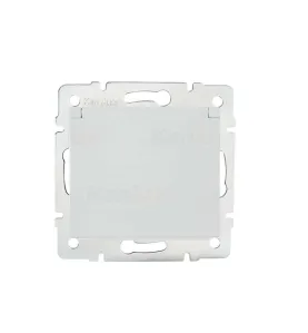 Prise avec Clapet Étanche IP44 Encastrable LOGI Blanc