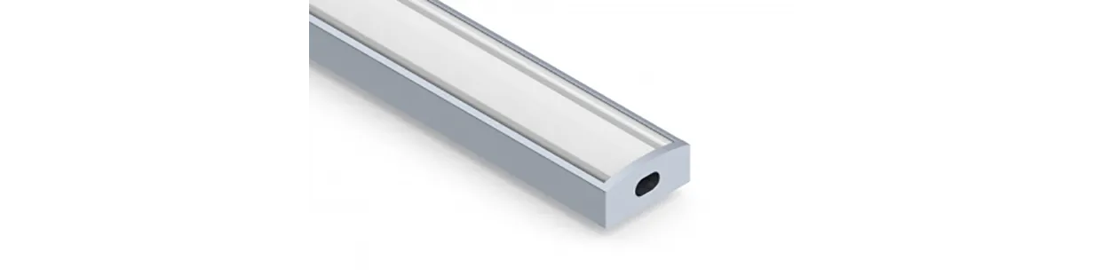 Profilé aluminium ultra-plat 7mm pour ruban LED