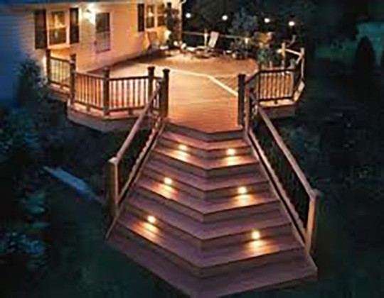 Tuyau lumineux LED éclairage extérieur jardin terrasse chemin